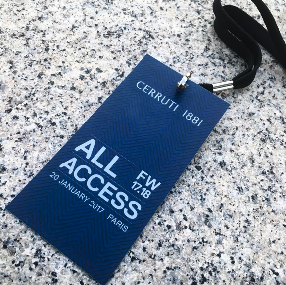 Olivier’s 2017 Fashion Week pass